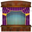 Stage Play Acting Drama Curtains Drawn Edible Cake Topper Image ABPID04489 Online