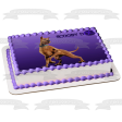 Scooby-Doo Purple Background Edible Cake Topper Image ABPID08506 Discount