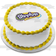 Shopkins Logo Once You Shop You Cant Stop Edible Cake Topper Image ABPID11293 Sale