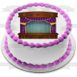 Stage Play Acting Drama Curtains Drawn Edible Cake Topper Image ABPID04489 Online