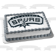 San Antonio Spurs 2018 Logo NBA Edible Cake Topper Image ABPID07181 Online Sale