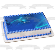 PS4 Logo with a Blue Background Edible Cake Topper Image ABPID07975 Sale