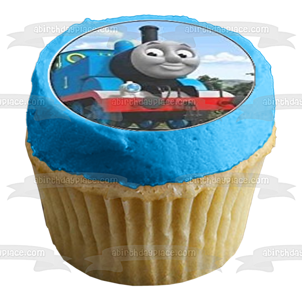 Thomas and Friends Henry Harold James Edward Emily Percy Toby Cranky and Iron Bert Edible Cupcake Topper Images ABPID07675 For Sale