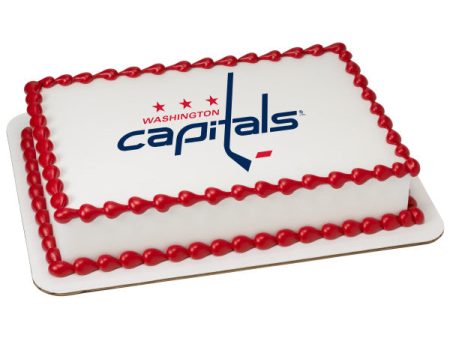 Washington Capitals Logo NHL National Hockey League Edible Cake Topper Images ABPID08323 For Discount