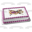 Tangled Rapunzel Flynn Rider Maximus Sword and a Frying Pan Edible Cake Topper Image ABPID06175 Supply