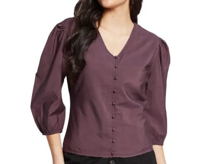 Mettle Puff Sleeve Cotton Top Hot on Sale