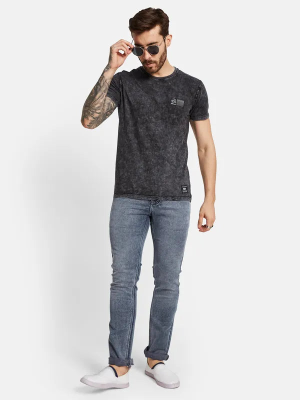 Octave Men Low Distress Heavy Fade Stretchable Jeans Sale