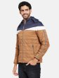 Mettle Men Brown Colourblocked Woven Jacket Hot on Sale