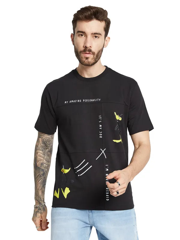 Octave Men Printed Pockets T-Shirt For Discount