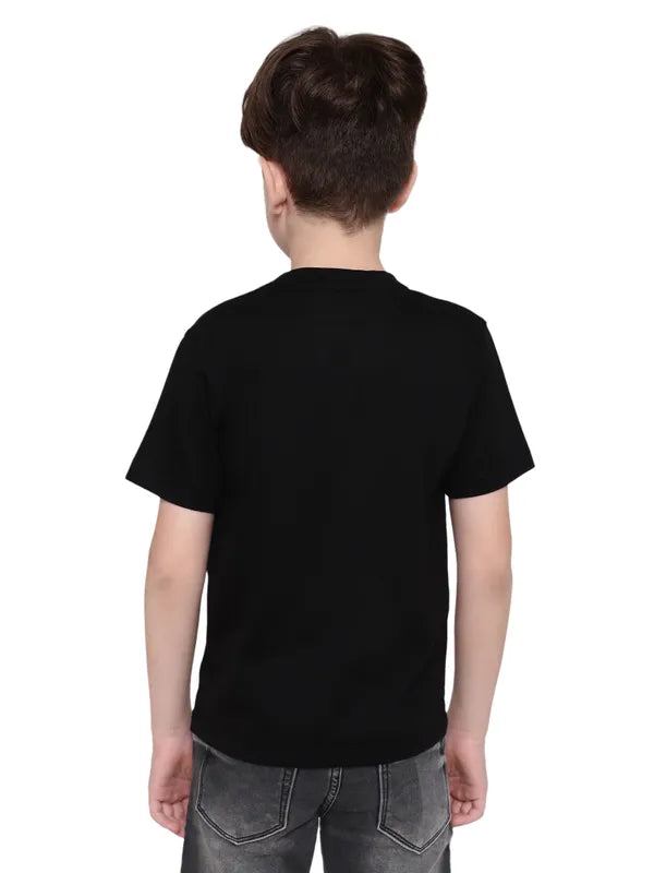 Octave Boy Graphic Printed Round Neck T-Shirt Sale