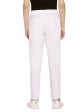 Octave Men White Cotton Track Pants Fashion