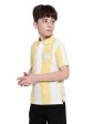 Octave Boys Striped Polo Collar Cotton T-Shirt Supply