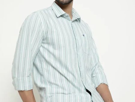 Striped Cotton Shirt Discount