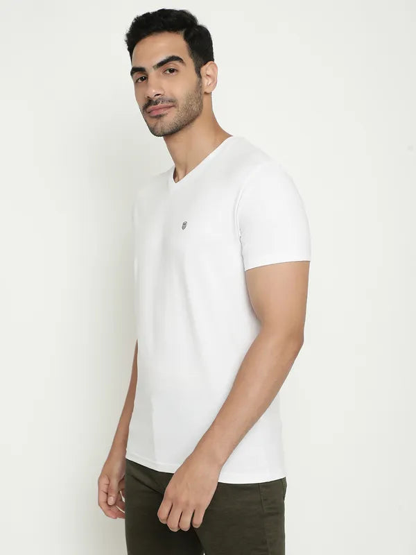 Octave V Neck Cotton T-Shirt For Discount