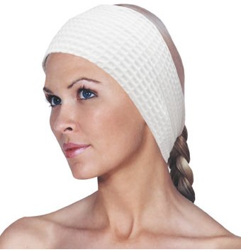 Scalpmaster -  Waffle Weave Velcro Spa Headband Discount