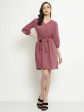 Mettle V-Neck Fit Flare Dress Fashion