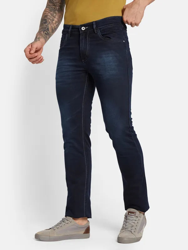 Octave Men Light Fade Stretchable Jeans on Sale