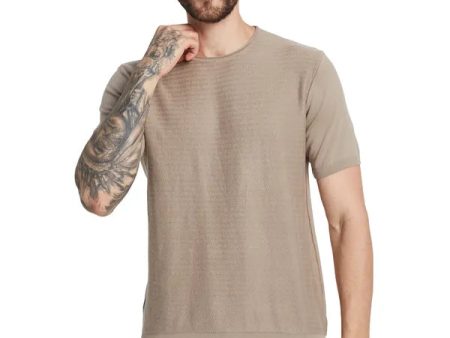 Mettle Men Round Neck Solid T-Shirt For Sale