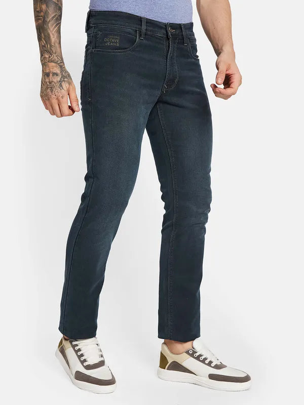 Octave Men Slash Knee Stretchable Jeans Online now