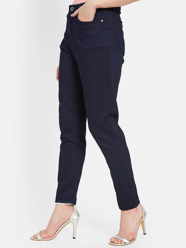 Mettle Women Blue Stretchable Jeans Online