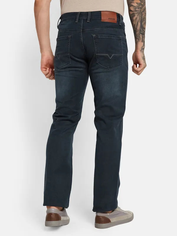 Octave Men Straight Fit Light Fade Stretchable Jeans Online now