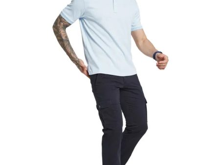 Octave Men Solid Regular Fit Mid-Rise Cargos Trousers on Sale