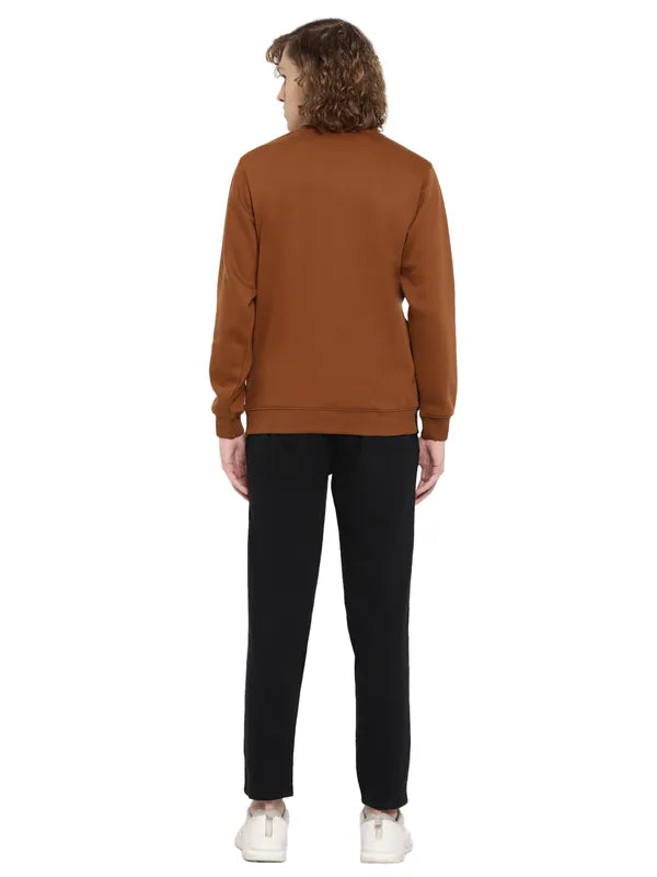 Octave Men Brown Black Colorblocked Tracksuits Online Hot Sale