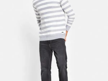 Striped Cotton Pullover Sweaters Fashion