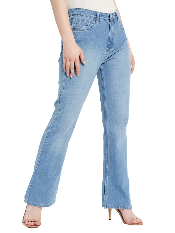 Wide Leg Mid Waist Jeans on Sale