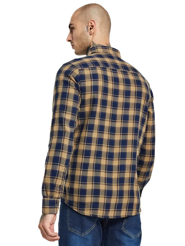 Mettle Tartan Checked Cotton Casual Shirt Sale