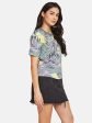 Mettle Women Floral Printed Tropical Pockets T-Shirt Discount