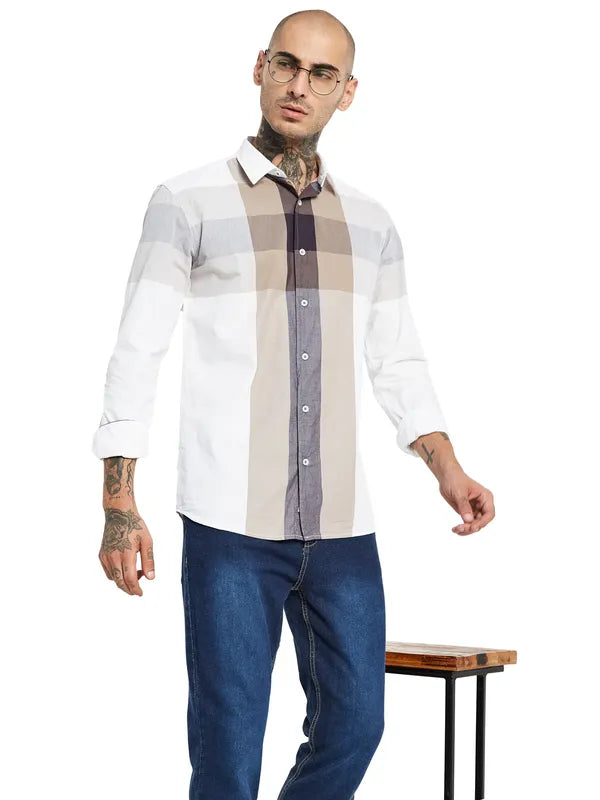 Mettle Buffalo Checks Opaque Checked Cotton Casual Shirt For Discount