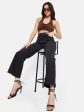 Mettle Women Wide Leg Stretchable Cotton Jeans Online now