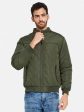 Mettle Men Olive Green Longline Open Front Jacket Hot on Sale