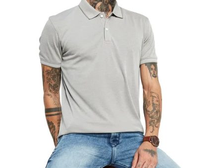 Octave Polo Collar Regular Sleeves Cotton Regular Fit Casaual T-Shirt Online Hot Sale