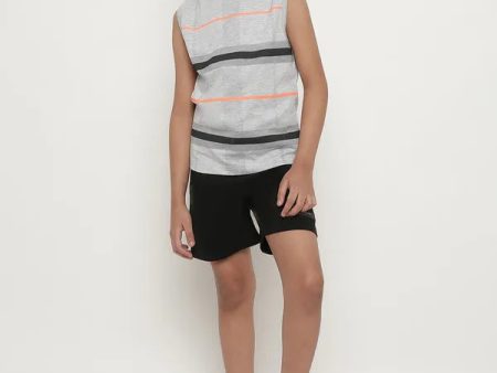 Octave Boys Black Sports Shorts Sale