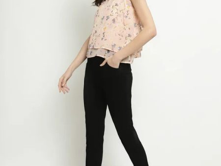 Mettle V-Neck Floral Print Top Online now