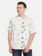 Octave Conversational Printed Cotton Casual T-Shirt Sale