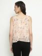 Mettle V-Neck Floral Print Top Online now