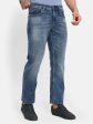 Octave Men Straight Fit Light Fade Stretchable Jeans on Sale