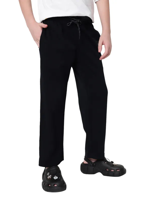 Octave Boys Cotton Mid-Rise Track Pants on Sale