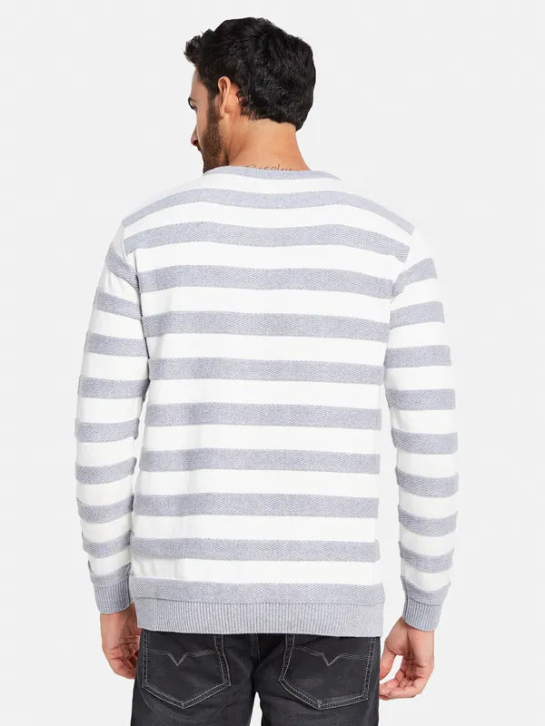 Striped Cotton Pullover Sweaters Fashion