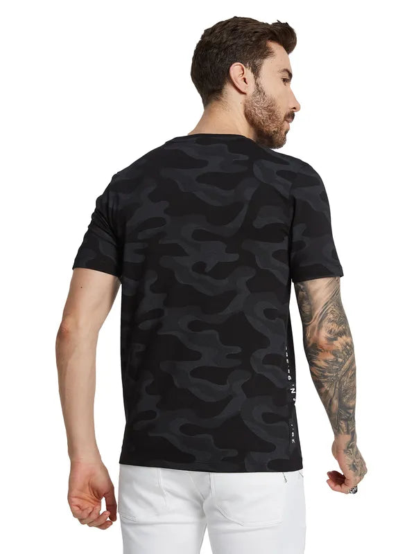 Octave Men Camouflage Applique T-Shirt Supply