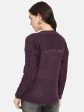 Mettle Women Purple Pullover For Cheap