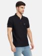 Vertical Rib Polo T-Shirt Online