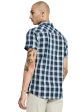 Mettle Men Gingham Checked Cotton Casual Shirt For Discount