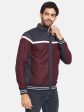 Octave Men Maroon Colourblocked Sweatshirt For Discount