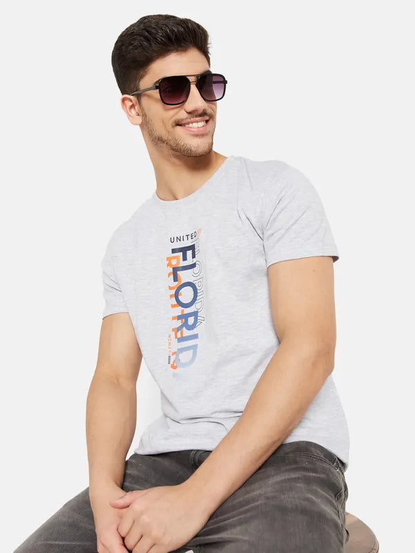 Typographic Chest Print T-Shirt Discount