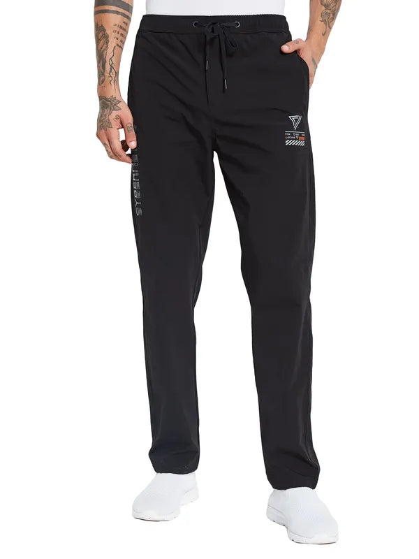 Octave Men Logo Printed Cotton Track Pants For Cheap