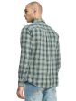 Mettle Spread Collar Tartan Checked Casual Shirt For Discount